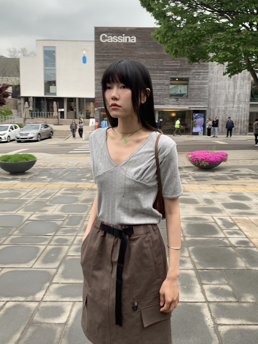 BAKING POWDER韓國直郵女裝新款職業26春夏，26夏季推薦T恤BAKING POWDERT恤