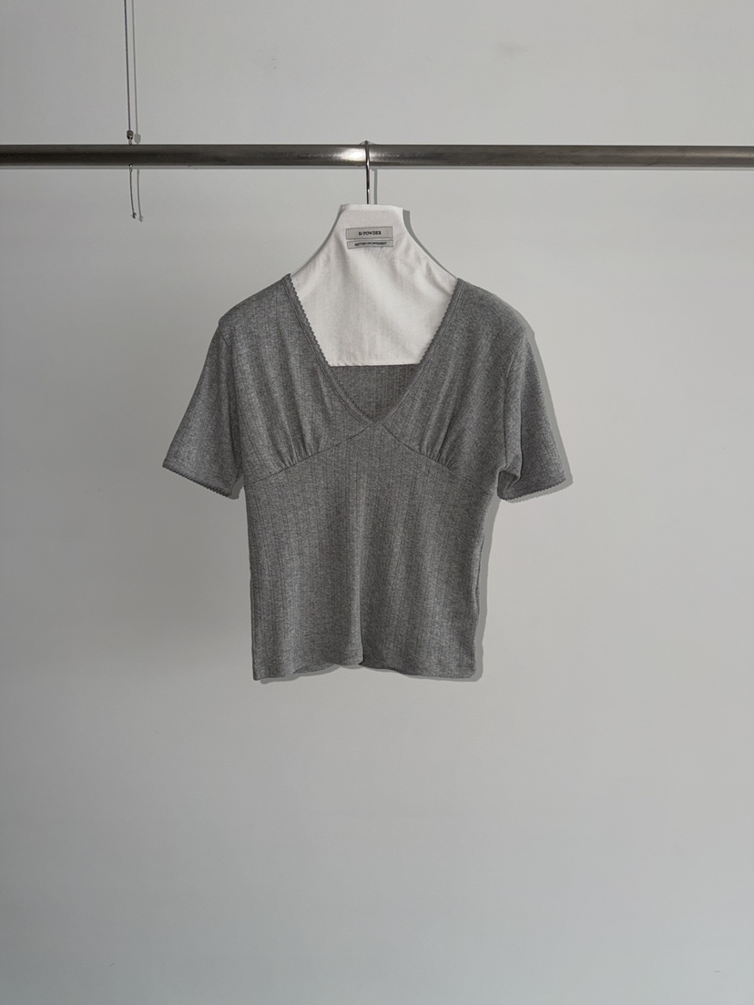 BAKING POWDER韓國直郵女裝新款職業26春夏，26夏季推薦T恤BAKING POWDERT恤圖色2