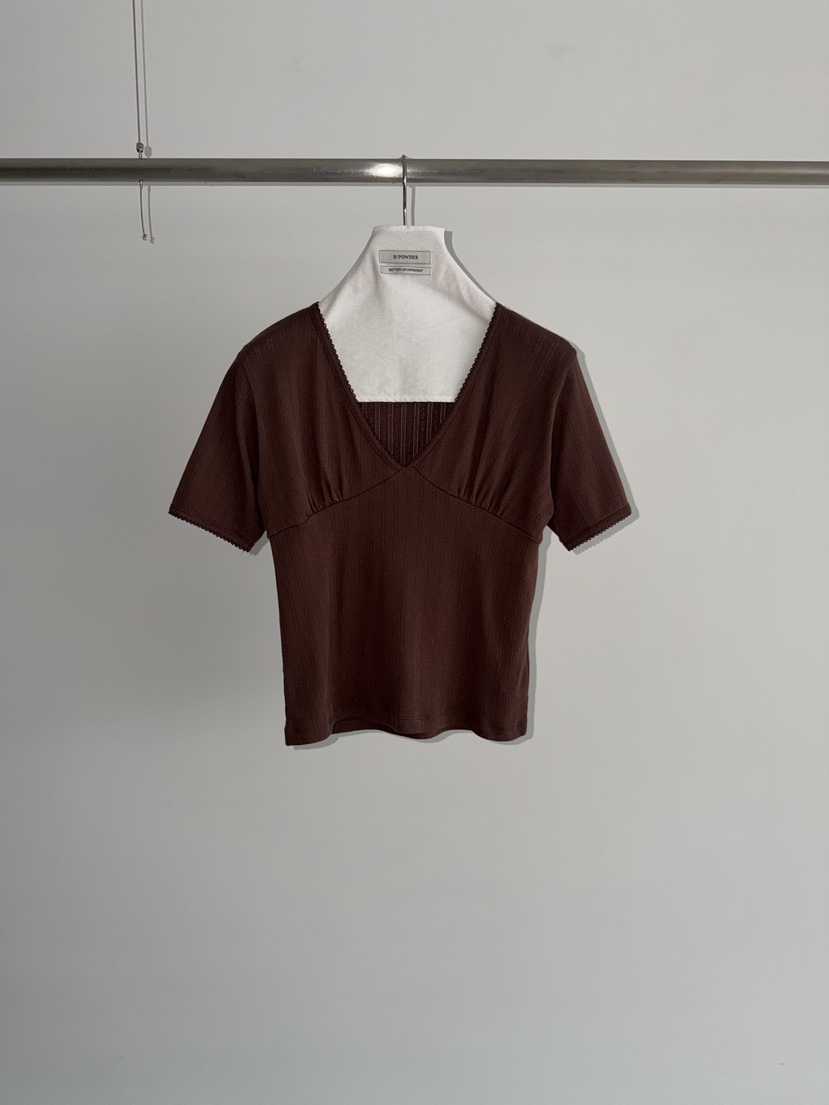 BAKING POWDER韓國直郵女裝新款職業26春夏，26夏季推薦T恤BAKING POWDERT恤圖色3