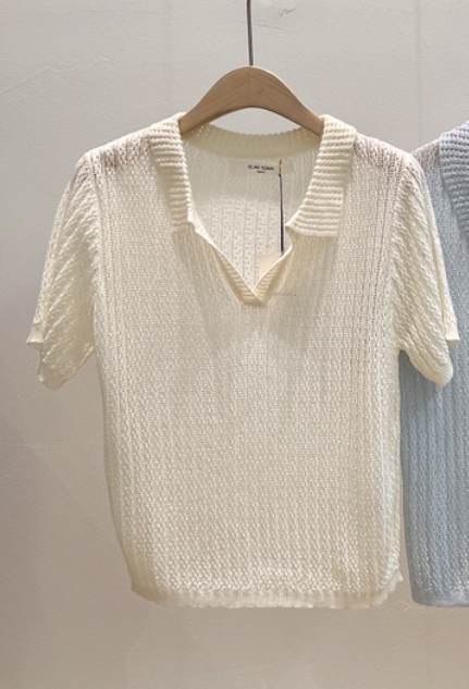 GLAD SOME韓國直郵實拍女士新款職業26春夏，26夏季針織衫GLAD SOME針織衫圖色1