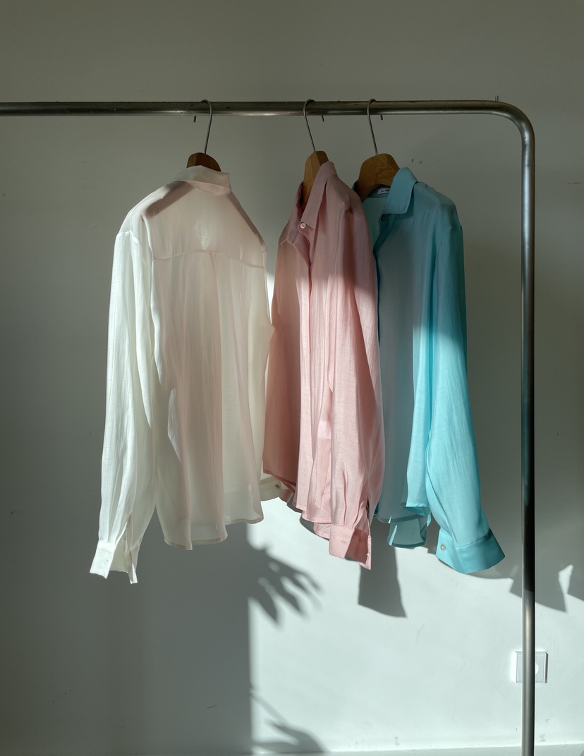 ALLVIBE韓國直郵實拍女士新款26春夏，26夏季襯衫蕾絲衫天絲ALLVIBE襯衫/蕾絲衫