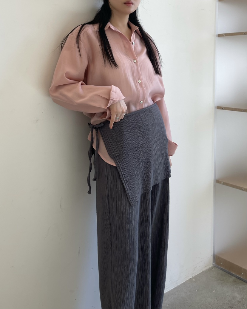 ALLVIBE韓國直郵實拍女士新款26春夏，26夏季襯衫蕾絲衫天絲ALLVIBE襯衫/蕾絲衫