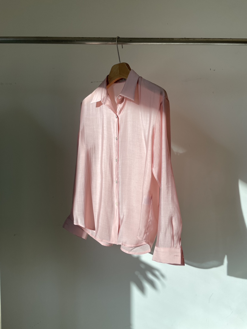 ALLVIBE韓國直郵實拍女士新款26春夏，26夏季襯衫蕾絲衫天絲ALLVIBE襯衫/蕾絲衫圖色2