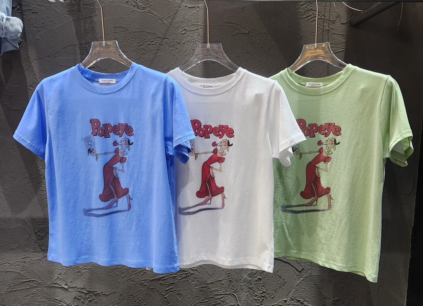 BLACK RIBBON-A韓國直郵實拍女士新款職業人氣熱賣時尚T恤BLACK RIBBON-AT恤