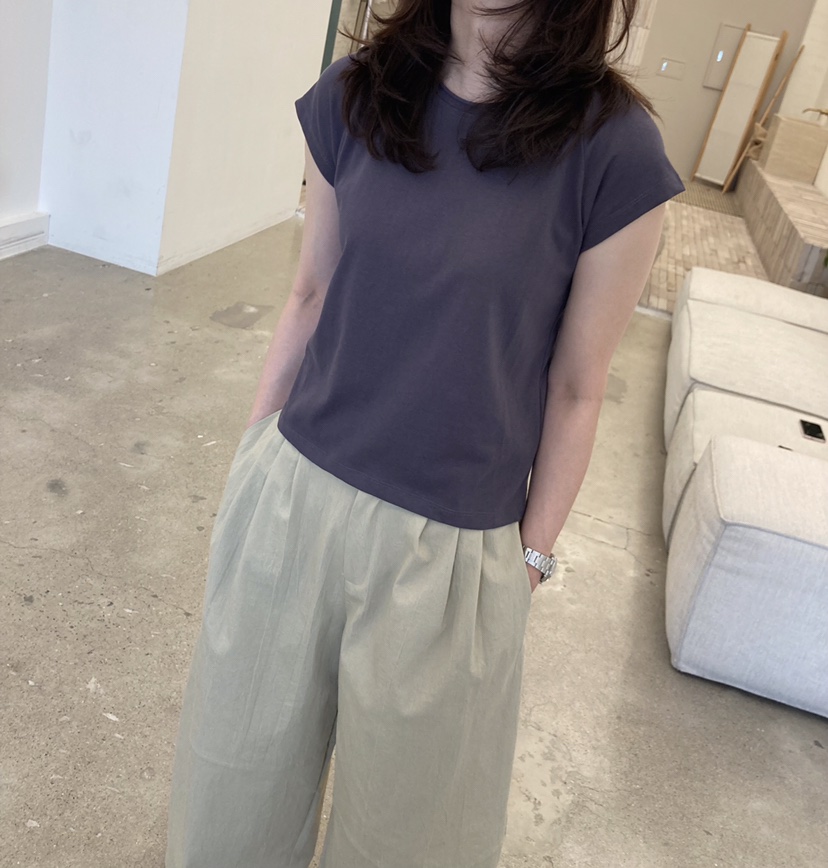 GLAD SOME韓國東大門直郵女士新品熱賣職業推薦T恤插肩袖GLAD SOMET恤