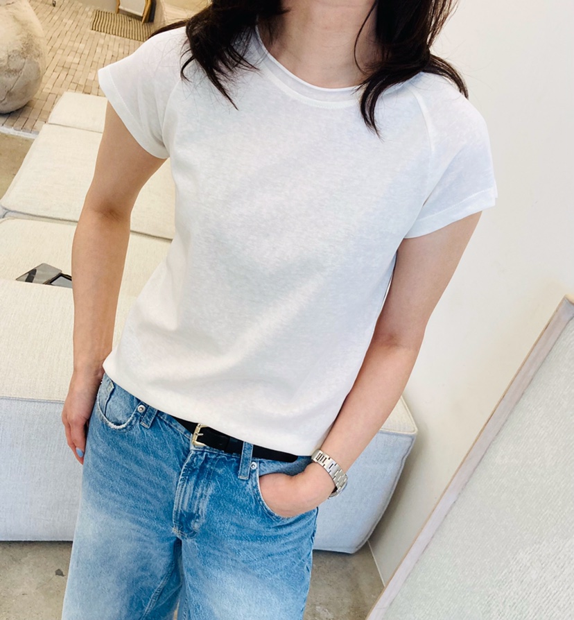 GLAD SOME韓國東大門直郵女士新品熱賣職業推薦T恤插肩袖GLAD SOMET恤