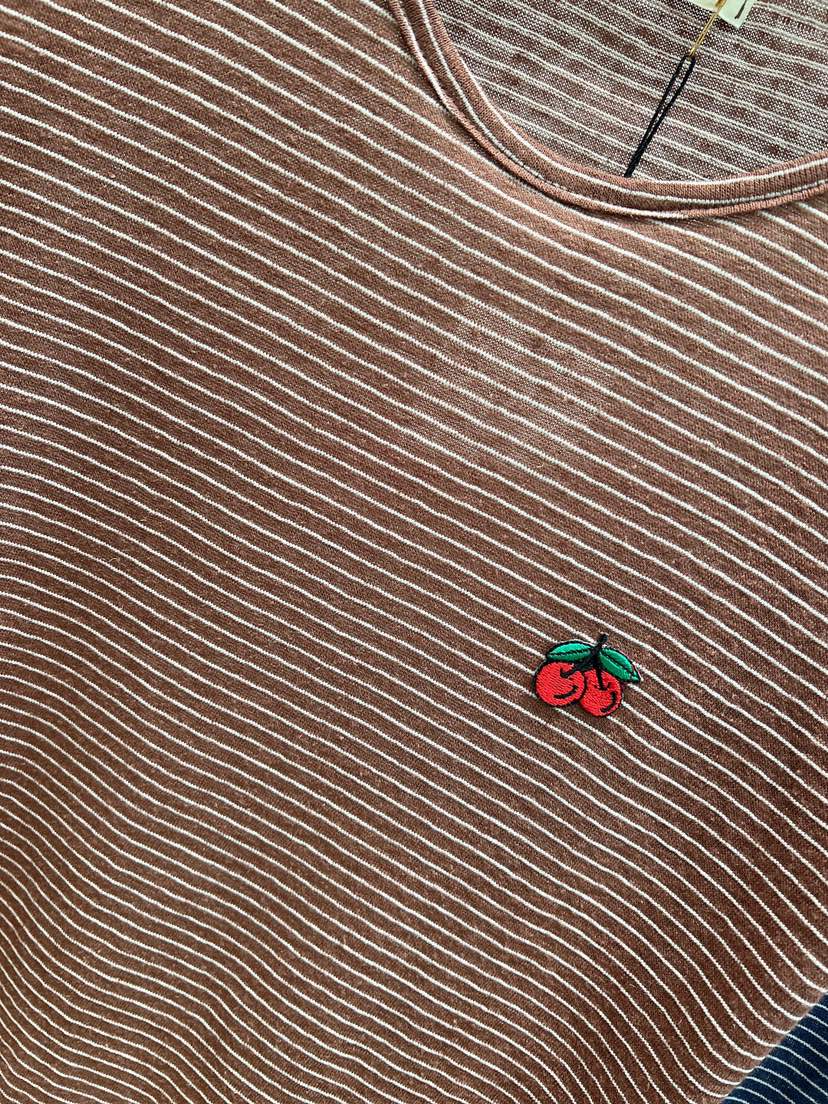 GLAD SOME韓國直郵女裝新款休閑職業熱賣時尚人氣T恤條紋GLAD SOMET恤