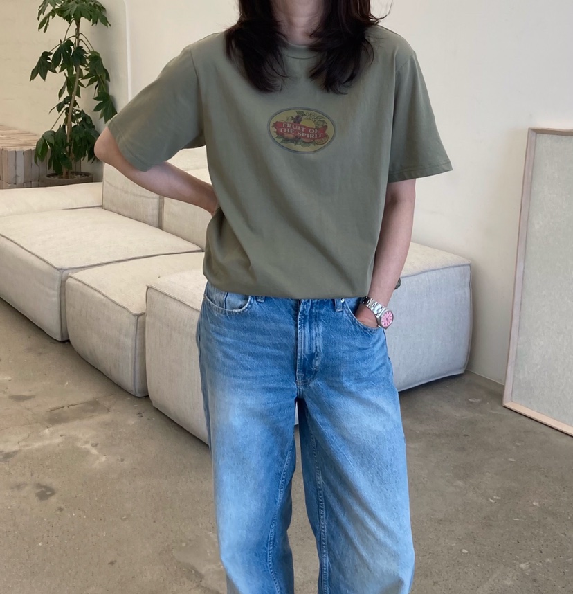 GLAD SOME韓國直郵女裝新品休閑熱賣時尚職業26春夏，26夏季T恤GLAD SOMET恤圖色2