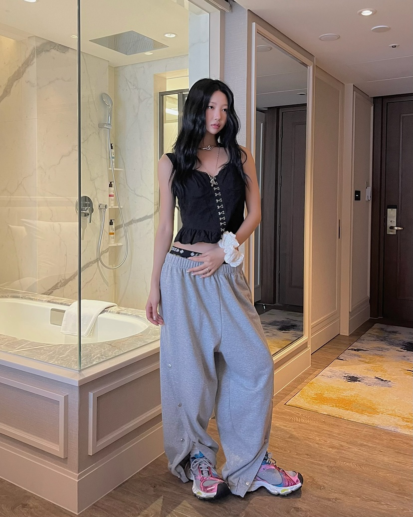 LOVE PULL韓國直郵女士新款熱賣推薦26春夏，26夏季休閑褲LOVE PULL休閑褲