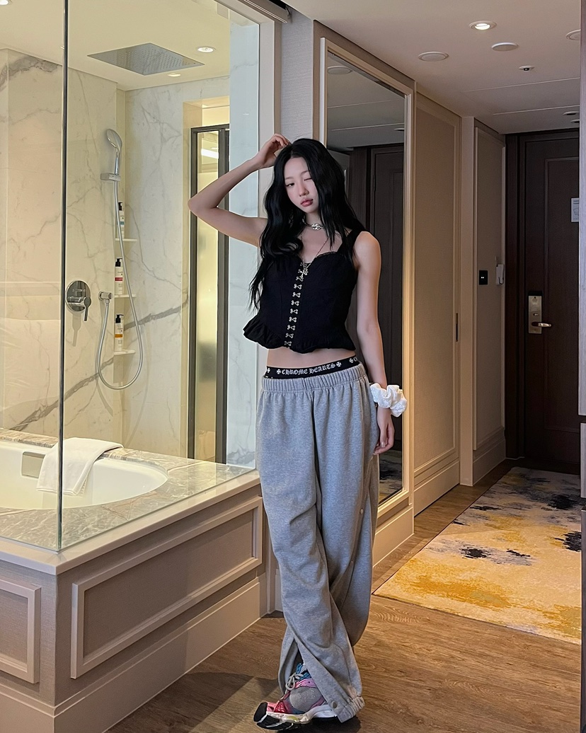 LOVE PULL韓國直郵女士新款熱賣推薦26春夏，26夏季休閑褲LOVE PULL休閑褲