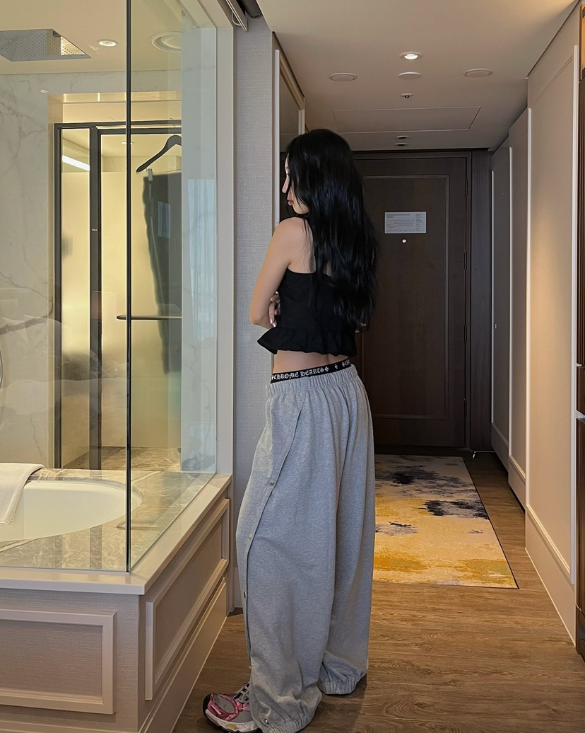 LOVE PULL韓國直郵女士新款熱賣推薦26春夏，26夏季休閑褲LOVE PULL休閑褲