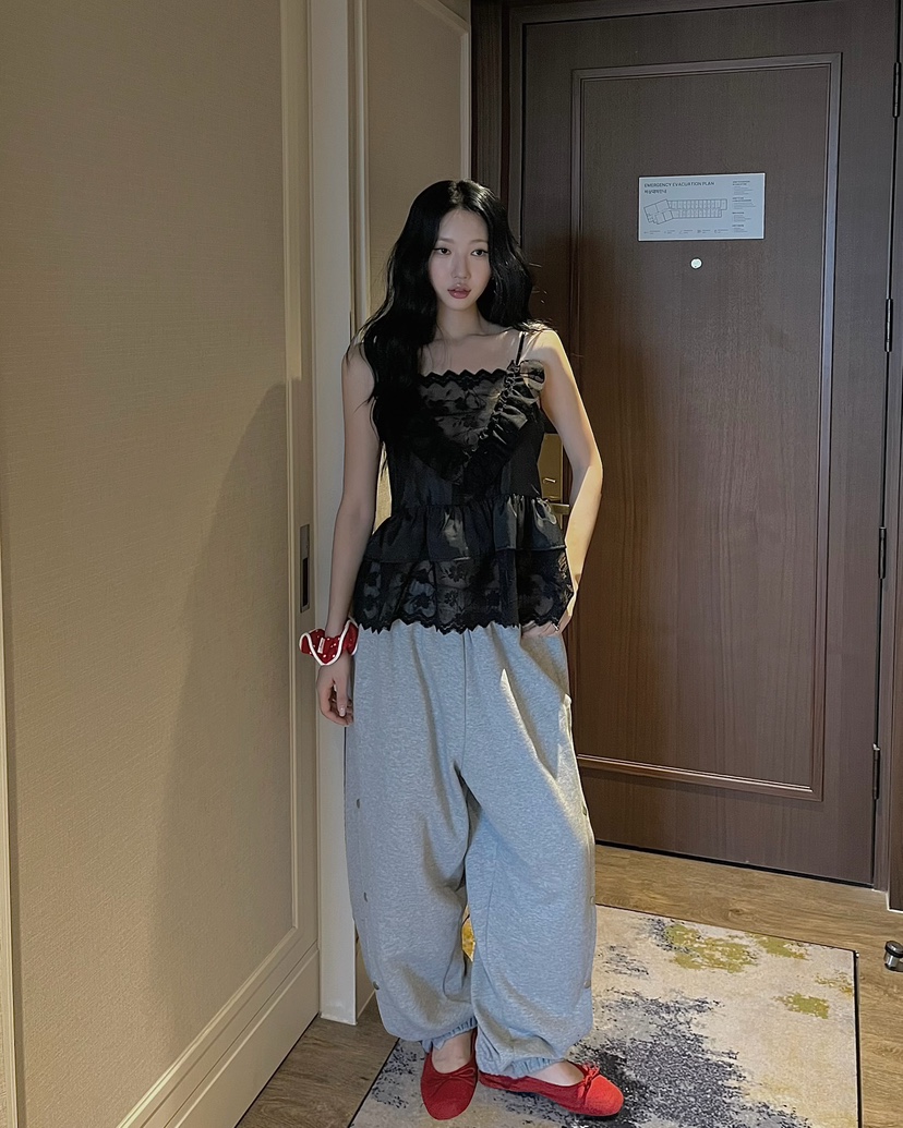 LOVE PULL韓國直郵女士新款熱賣推薦26春夏，26夏季休閑褲LOVE PULL休閑褲