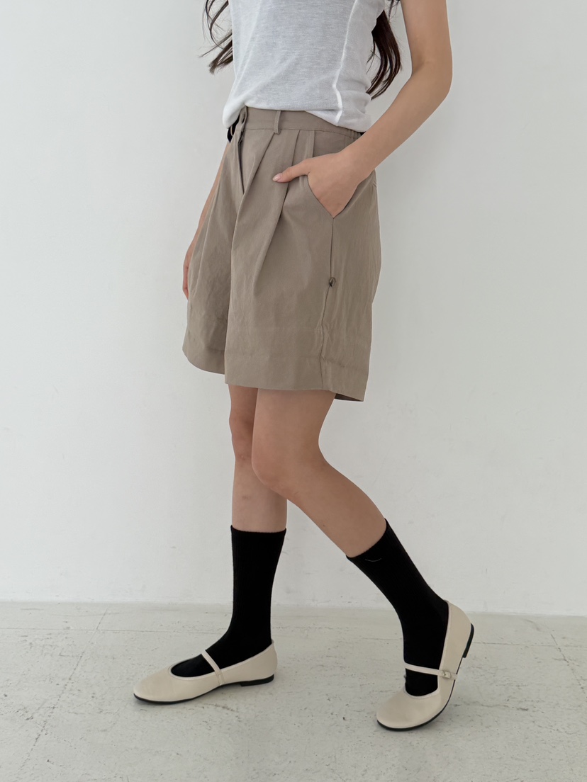 ARTE STUDIO/ATTENTION EDITORIAL韓國東大門直郵女士新品時尚短褲腰帶ARTE Studio短褲