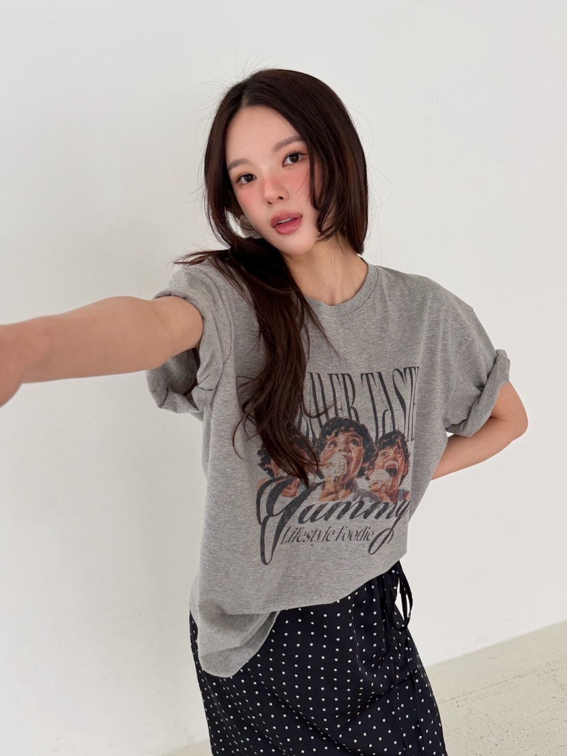 ARTE STUDIO/ATTENTION EDITORIAL韓國東大門直郵女士新款26春夏，26夏季T恤ARTE StudioT恤圖色3