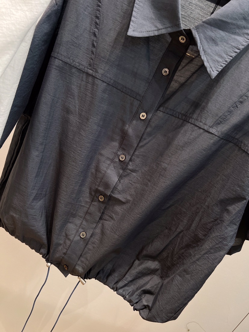 GLAD SOME韓國代購女裝新款熱賣時尚休閑襯衫蕾絲衫抽繩GLAD SOME襯衫/蕾絲衫