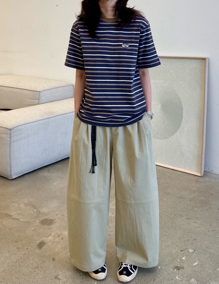 GLAD SOME韓國東大門代購女裝新款26春夏，26夏季T恤條紋GLAD SOMET恤