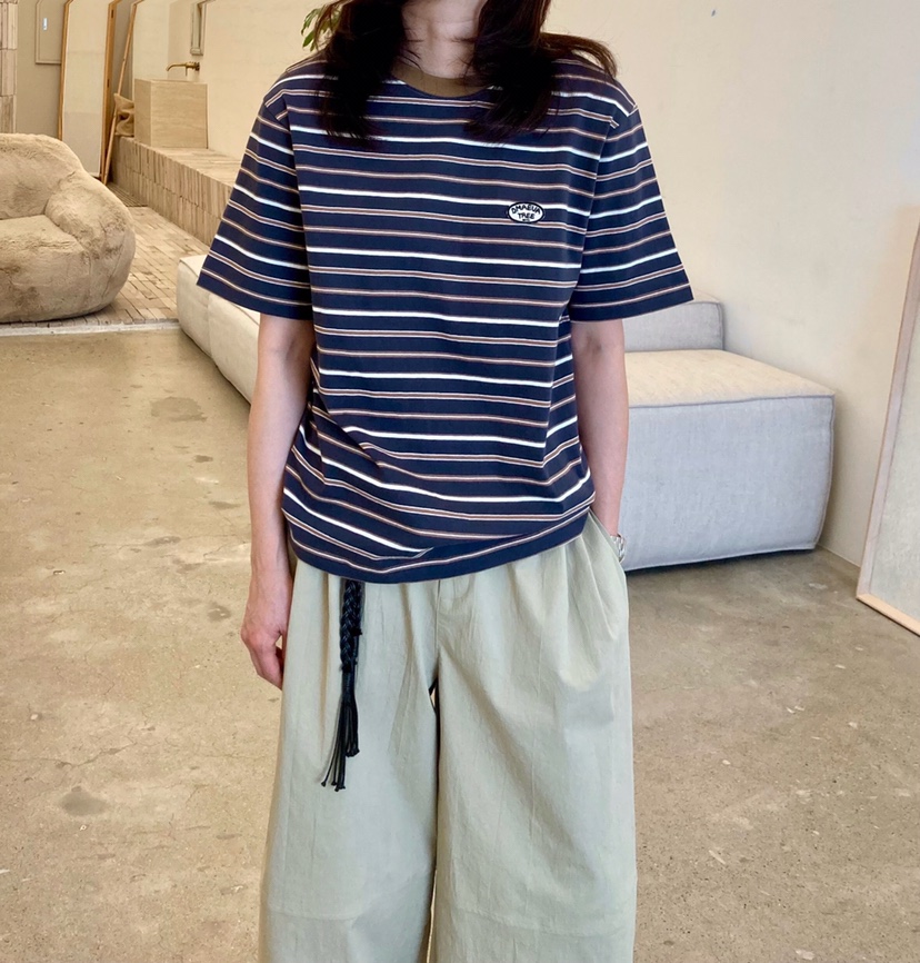 GLAD SOME韓國東大門代購女裝新款26春夏，26夏季T恤條紋GLAD SOMET恤