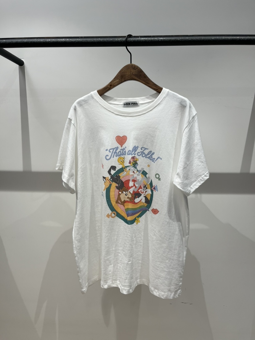 LOVE PULL韓國東大門直郵女士新品人氣休閑時尚推薦26春夏，26夏季T恤LOVE PULLT恤圖色1