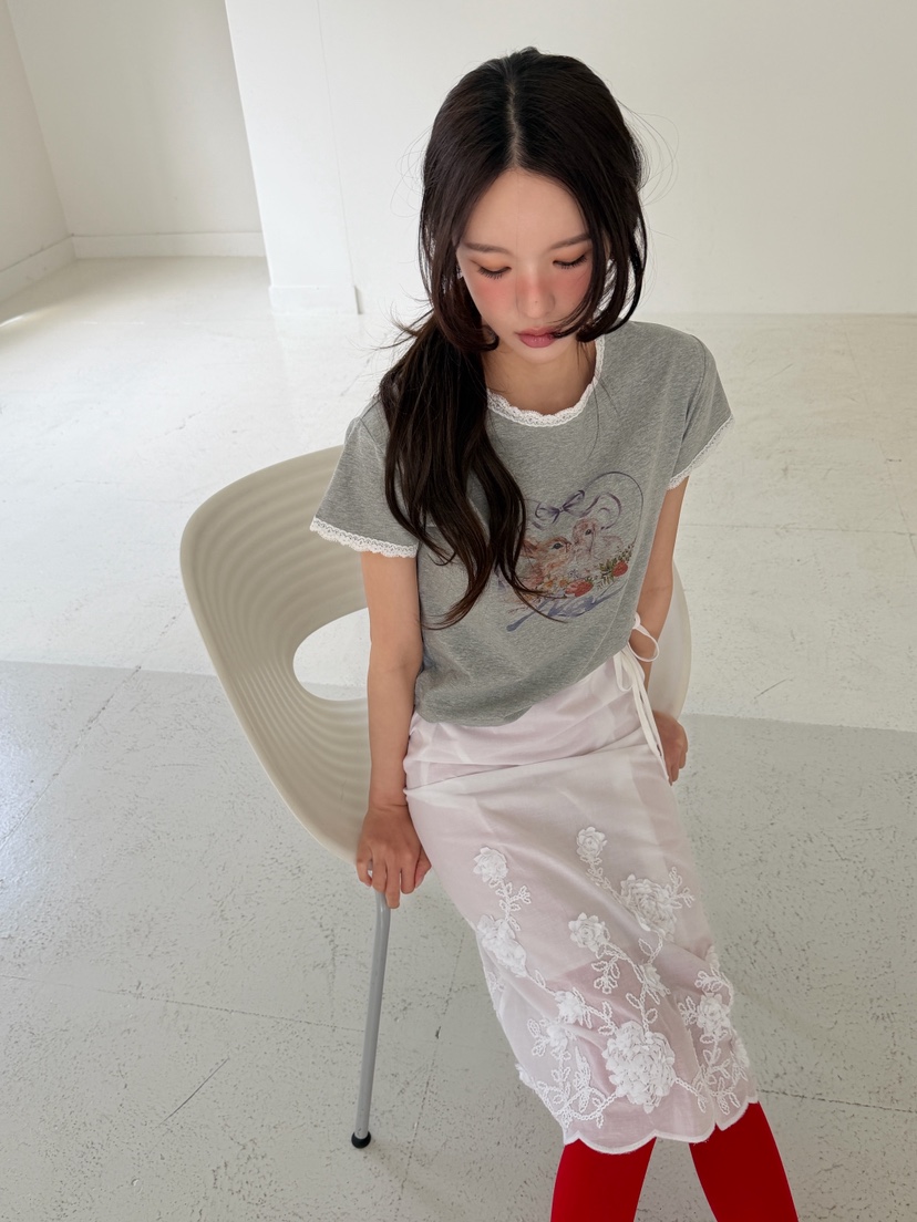 ARTE STUDIO/ATTENTION EDITORIAL韓國東大門直郵女士新品職業T恤蕾絲ARTE StudioT恤