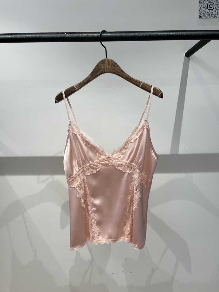 LOVE PULL東大門實拍韓國女裝新品職業推薦吊帶背心緞面LOVE PULL吊帶/背心圖色3