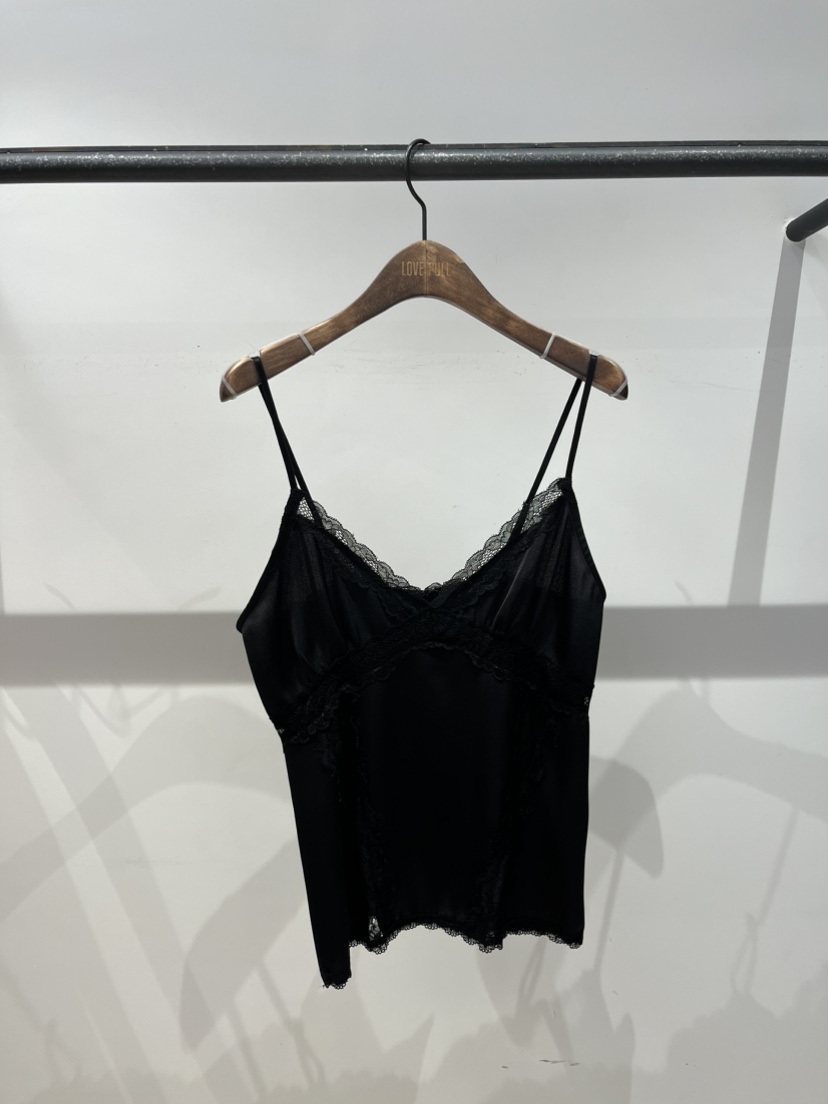 LOVE PULL東大門實拍韓國女裝新品職業推薦吊帶背心緞面LOVE PULL吊帶/背心圖色4