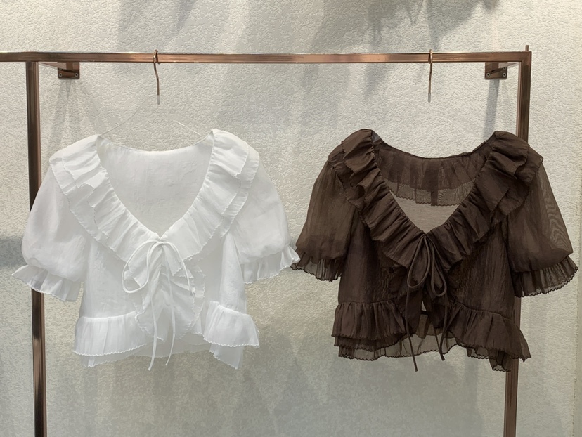 SYMBOL東大門實拍韓國女裝新款人氣職業休閑時尚襯衫蕾絲衫SYMBOL襯衫/蕾絲衫