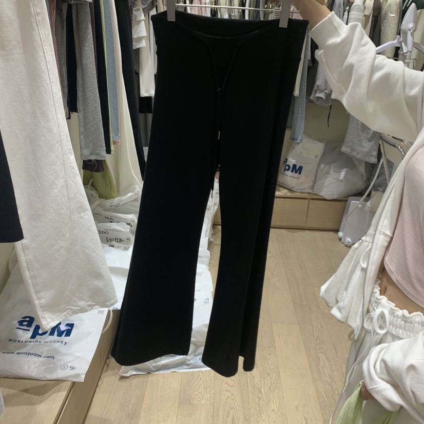 MEMOIRE韓國直郵女士新款時尚熱賣人氣休閑職業26春夏，26夏季休閑褲MEMOIRE休閑褲圖色3