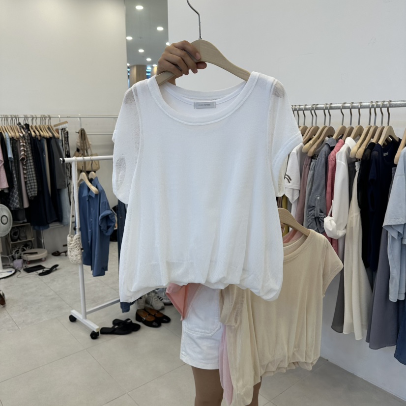 FUNNY POWDER韓國代購女裝新款推薦時尚職業人氣26春夏，26夏季針織衫THE FUNNY針織衫圖色2