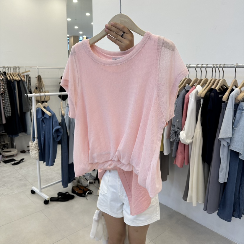 FUNNY POWDER韓國代購女裝新款推薦時尚職業人氣26春夏，26夏季針織衫THE FUNNY針織衫圖色4