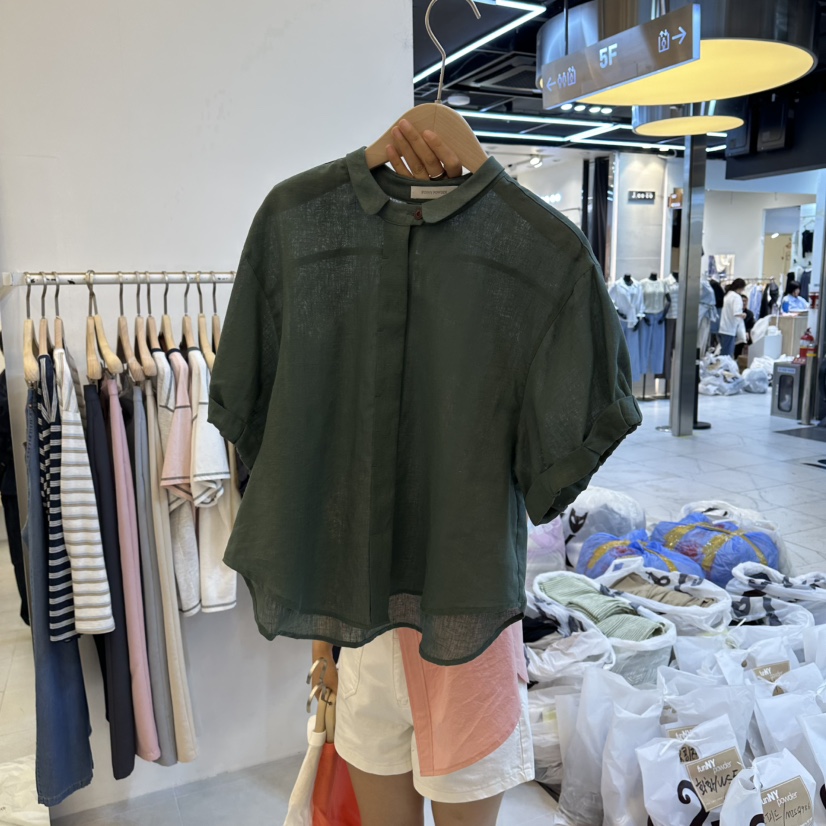 FUNNY POWDER韓國直郵實拍女裝新品熱賣時尚職業襯衫蕾絲衫THE FUNNY襯衫/蕾絲衫圖色3