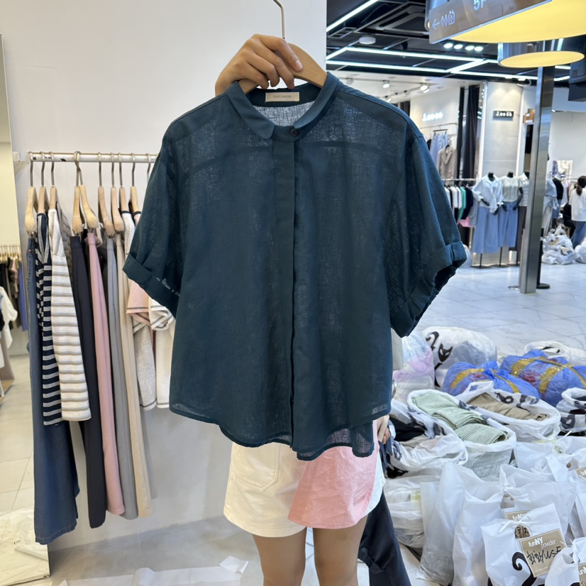 FUNNY POWDER韓國直郵實拍女裝新品熱賣時尚職業襯衫蕾絲衫THE FUNNY襯衫/蕾絲衫圖色4