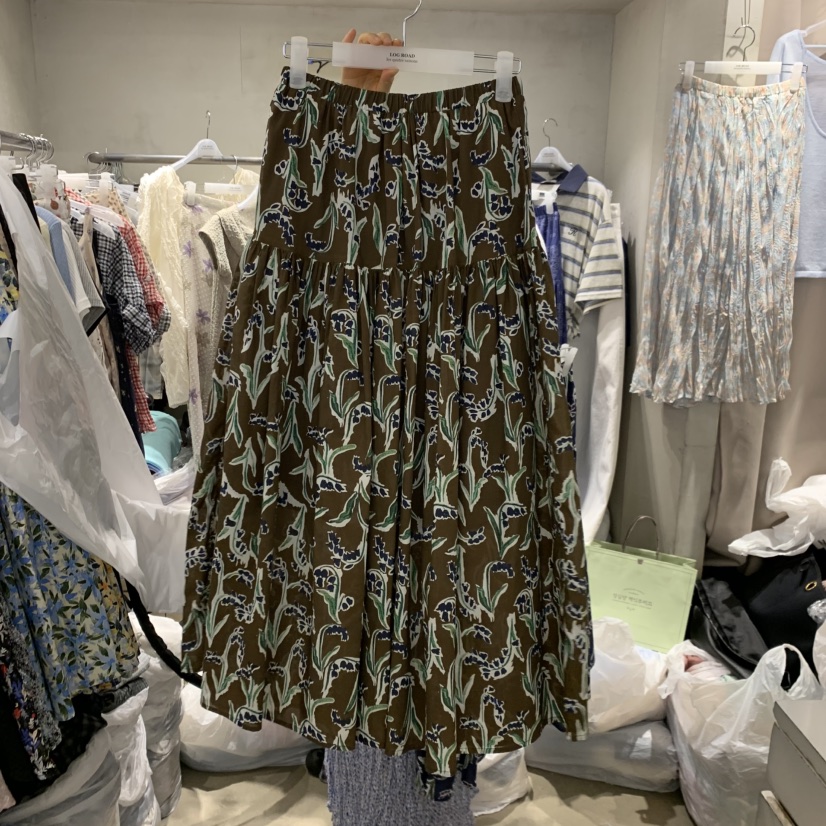 LOGROAD韓國東大門直郵女士新品26春夏，26夏季半身裙中短裙LOG ROAD半身裙/中短裙圖色2