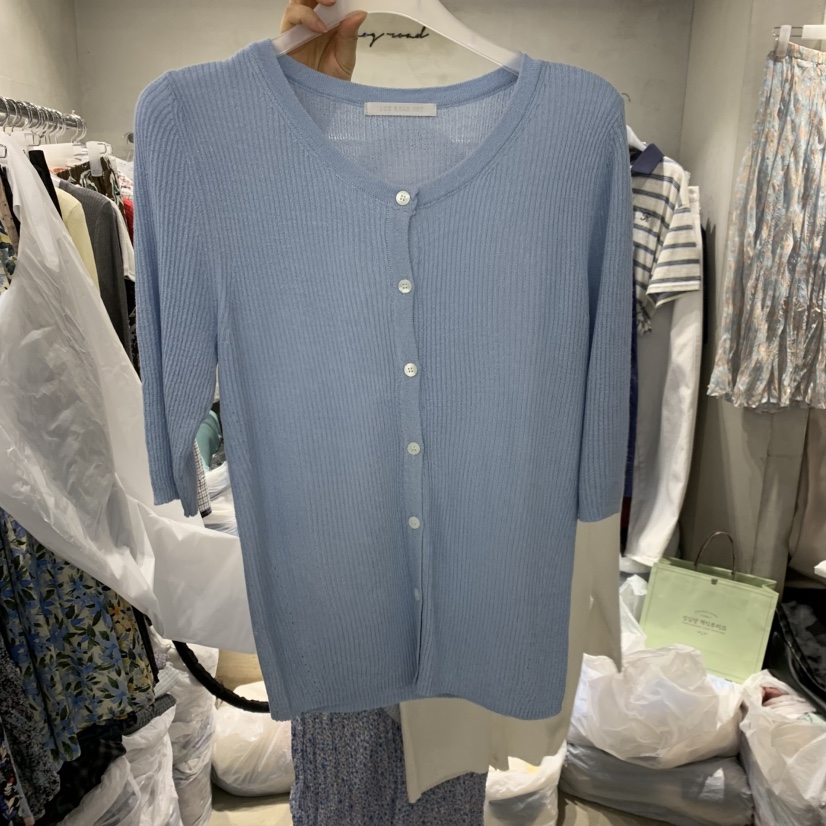 LOGROAD韓國代購女裝新品熱賣時尚休閑26春夏，26夏季針織衫LOG ROAD針織衫圖色3