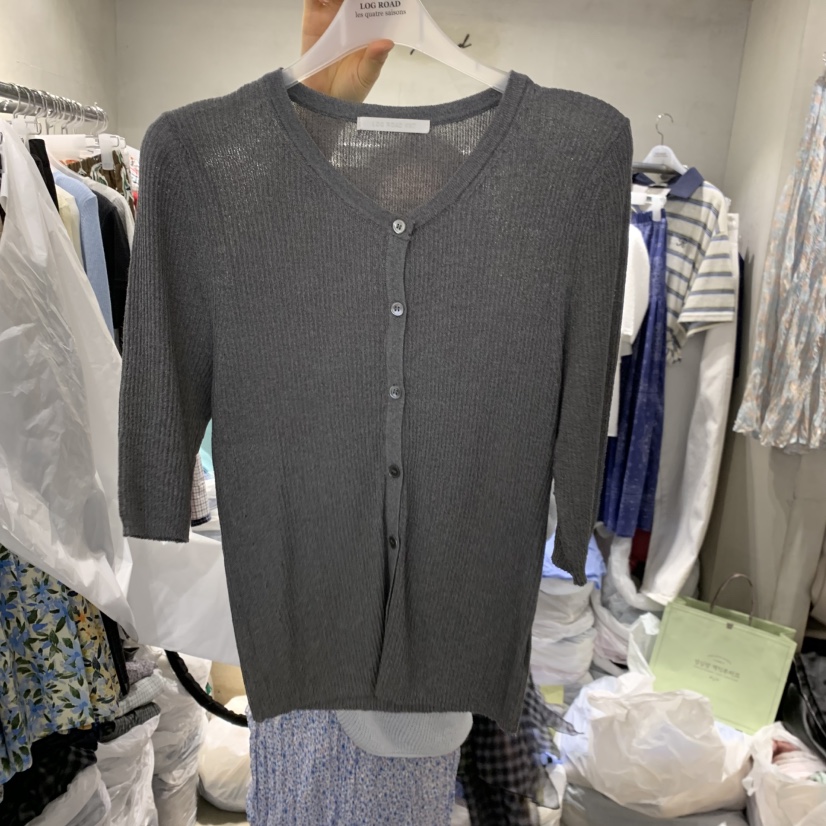 LOGROAD韓國代購女裝新品熱賣時尚休閑26春夏，26夏季針織衫LOG ROAD針織衫圖色5