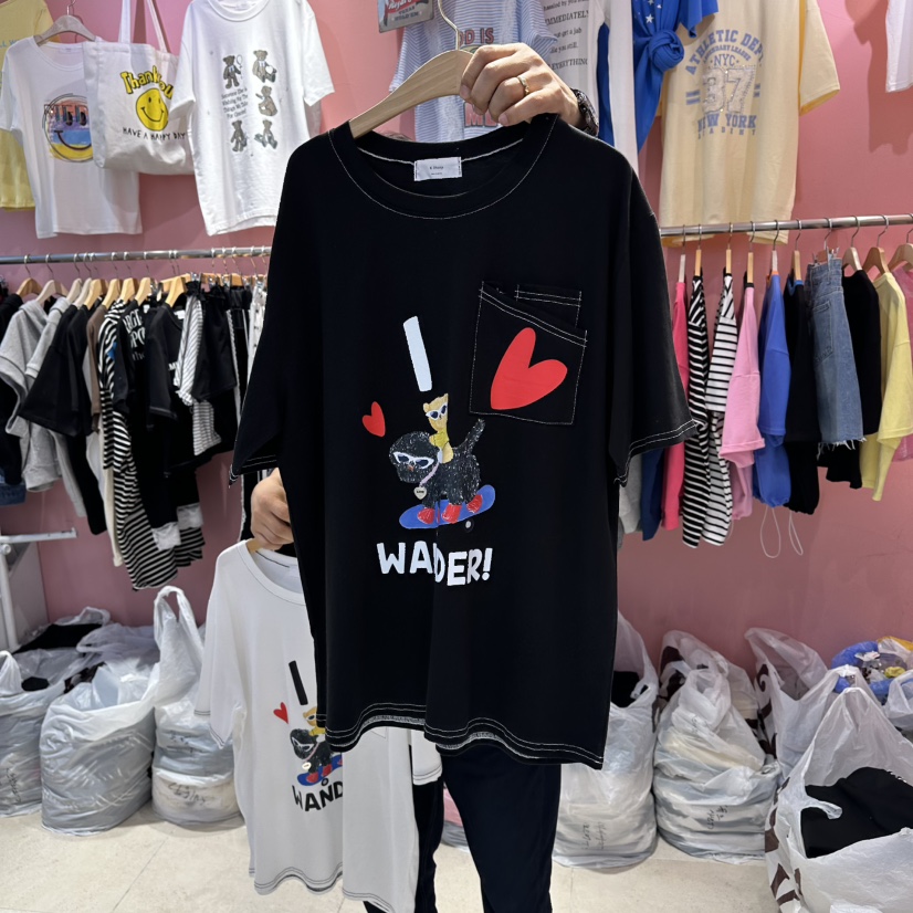 K STORY韓國東大門代購女裝新款職業時尚26春夏，26夏季T恤K STORYT恤圖色2