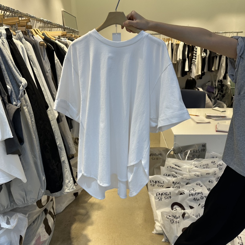 EYEFUL-Q韓國直郵女裝新款推薦26春夏，26夏季T恤泡泡袖eyefulT恤圖色1