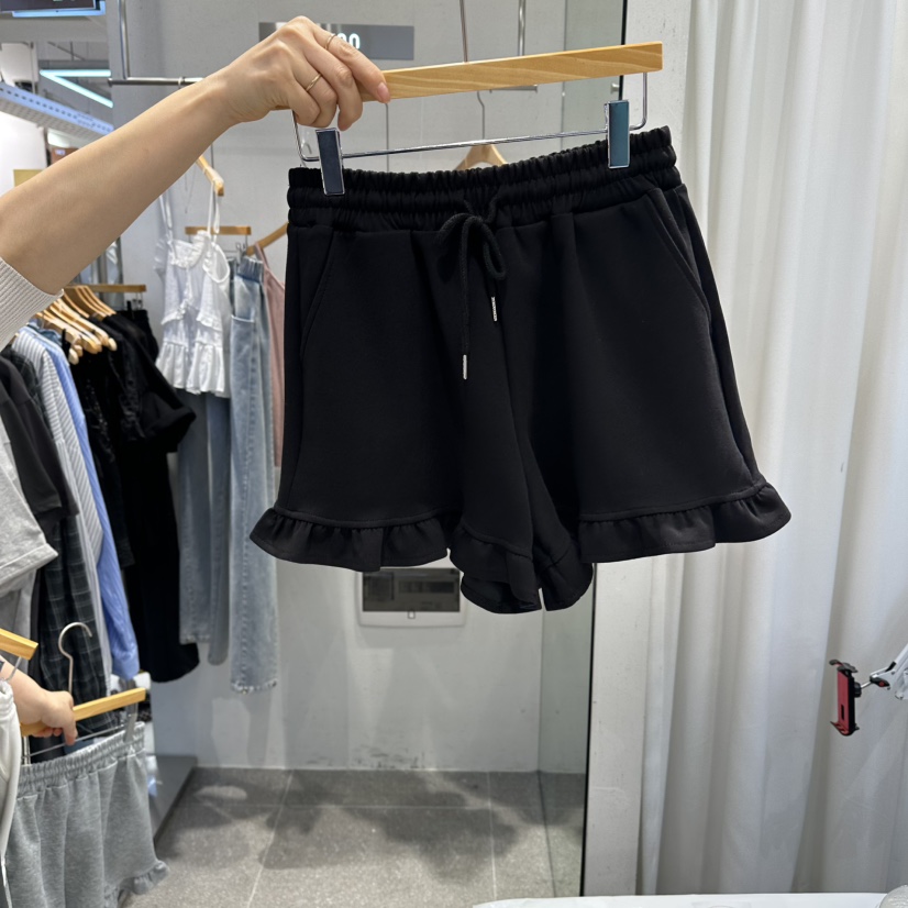 ELAN韓國東大門代購女裝新款休閑熱賣職業推薦短褲荷葉邊ELAN短褲圖色3