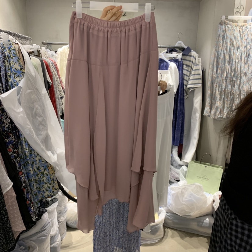 LOGROAD東大門實拍韓國女裝新品職業26春夏，26夏季半身裙中短裙LOG ROAD半身裙/中短裙