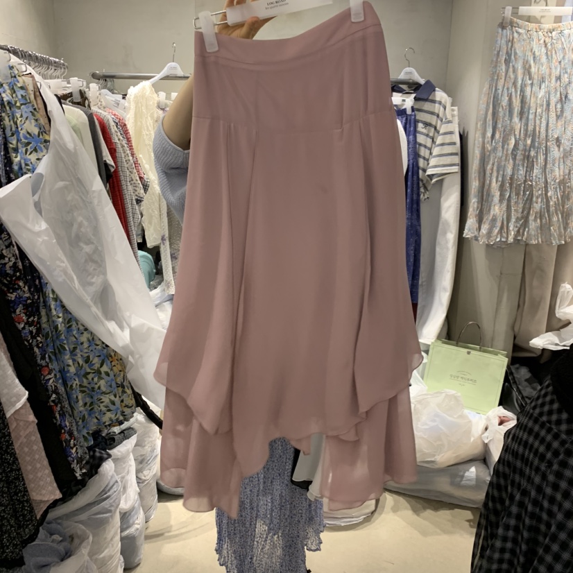 LOGROAD東大門實拍韓國女裝新品職業26春夏，26夏季半身裙中短裙LOG ROAD半身裙/中短裙圖色1