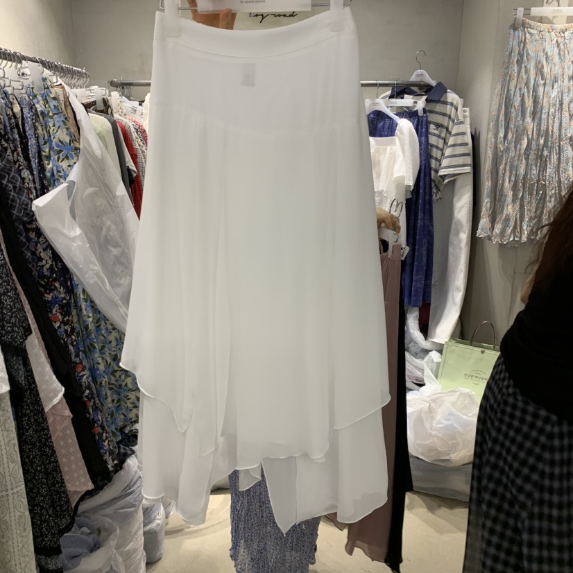 LOGROAD東大門實拍韓國女裝新品職業26春夏，26夏季半身裙中短裙LOG ROAD半身裙/中短裙圖色3