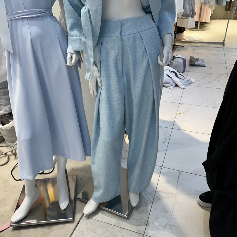 SENSIBLE-S韓國直郵女裝新款人氣26春夏，26夏季休閑褲亞麻SENSIBLE休閑褲圖色1