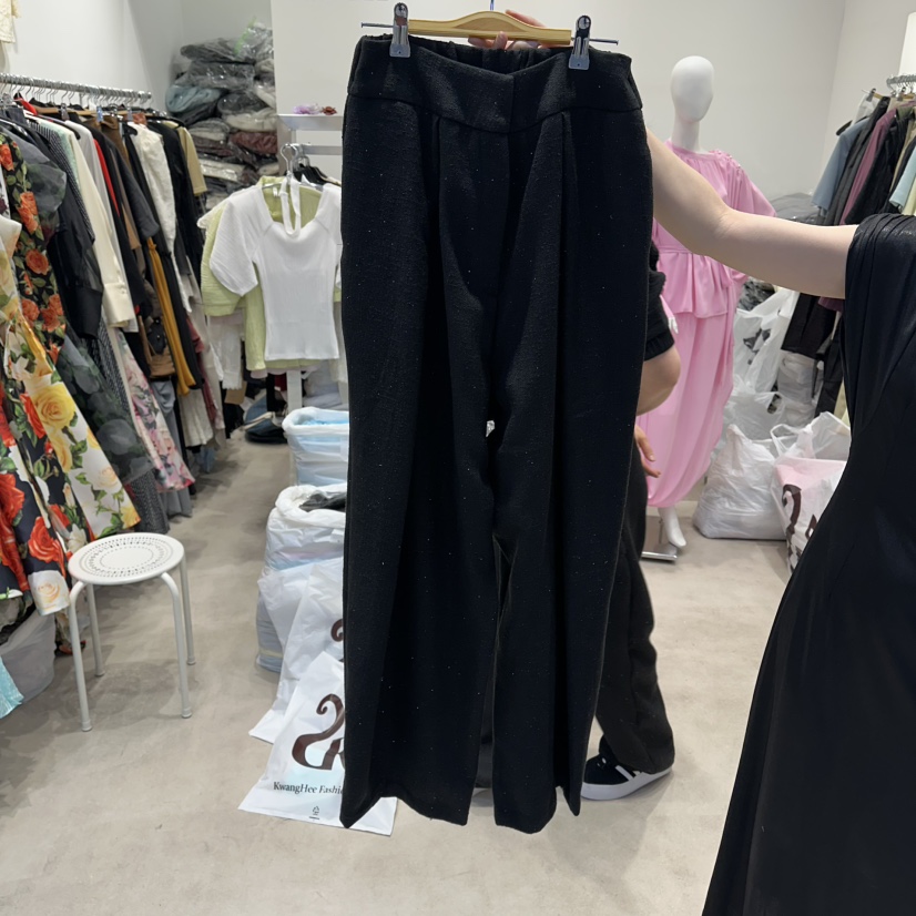 SENSIBLE-S韓國直郵女裝新款人氣26春夏，26夏季休閑褲亞麻SENSIBLE休閑褲圖色3