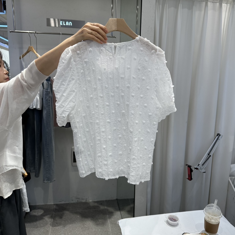 ELAN韓國東大門直郵女裝新品推薦時尚26春夏，26夏季襯衫蕾絲衫ELAN襯衫/蕾絲衫