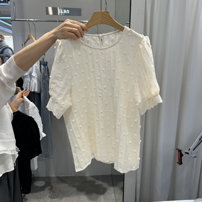 ELAN韓國東大門直郵女裝新品推薦時尚26春夏，26夏季襯衫蕾絲衫ELAN襯衫/蕾絲衫圖色2