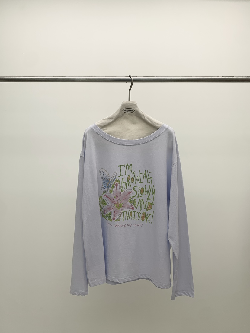 ONE MONE韓國直郵實拍女士新款職業推薦人氣時尚長袖T恤ONE MONE長袖T恤圖色3