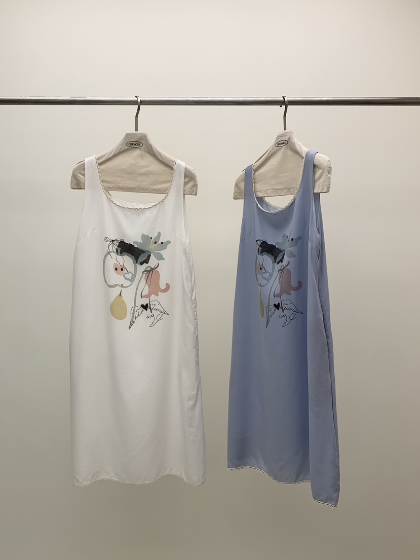 ONE MONE韓國直郵實拍女士新品熱賣時尚休閑26春夏，26夏季連衣裙ONE MONE連衣裙