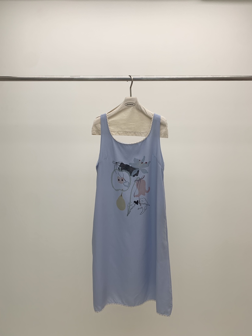 ONE MONE韓國直郵實拍女士新品熱賣時尚休閑26春夏，26夏季連衣裙ONE MONE連衣裙圖色2