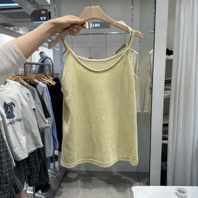 ELAN韓國東大門代購女士新款職業26春夏，26夏季吊帶背心ELAN吊帶/背心圖色1