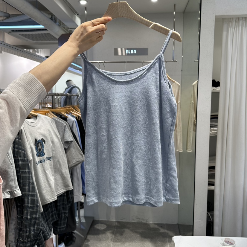 ELAN韓國東大門代購女士新款職業26春夏，26夏季吊帶背心ELAN吊帶/背心圖色4