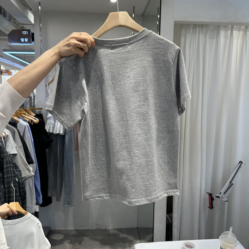 ELAN韓國代購女士新款推薦職業休閑熱賣時尚26春夏，26夏季T恤ELANT恤